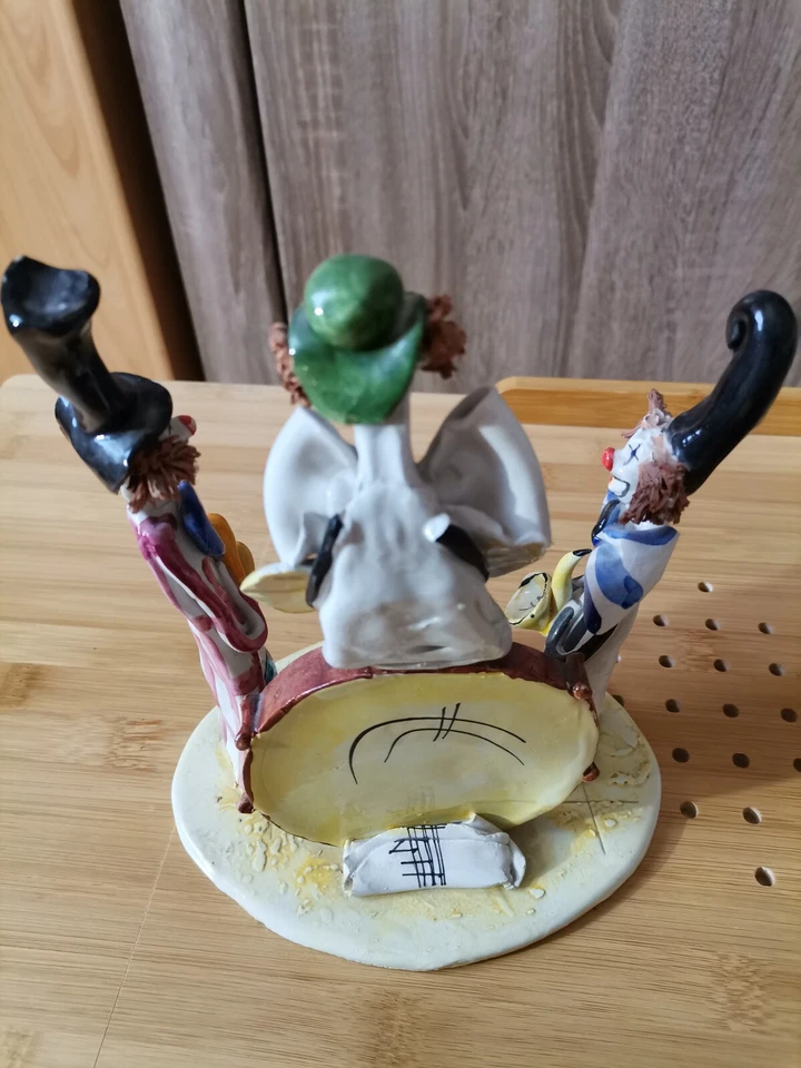 PORZELLANFIGUREN 3-ER GRUPPE GILDE -HANDWERK R.COSARO CA.20CM - Bild 4 von 4