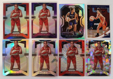 (8)Prizm WNBA Leilani Mitchell Parallels (1)Purple/125 (1)Red/275 (1)Press Proof