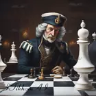 Digital Image Art Oil Paint Chess Player Picture Photo Wallpaper Desktop Print