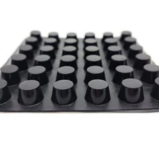 5/8" Round Rubber Stick on Feet Protective Bumper Pads 1/2" Tall Adhesive Backed