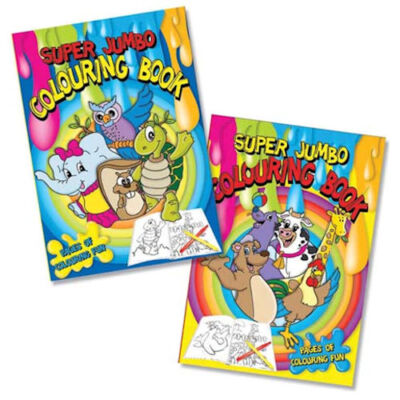 Super Jumbo Malbuch - Kinderfarben großer Spaß Handwerk Reisen Schule 