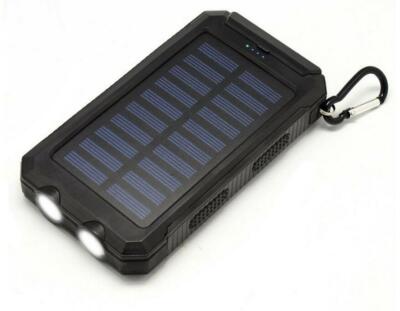 Solar Charger Power Bank 10000 mAh, Cell Phone Tablet Portable Charger Gift box