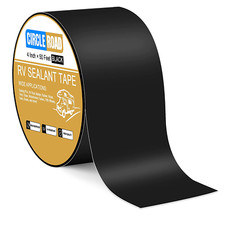 Butyl Sealant Waterproof Tape RV Roof Tape Black 4 Inch X 50 Feet RV Repair S...