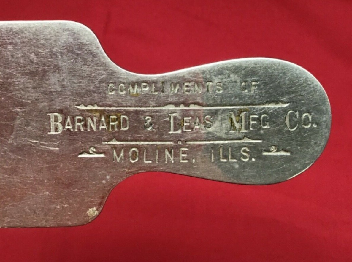 Antique Barnard & Leas Mfg. Co. Moline Illinois Flour Mill Elevator Machinery eBay