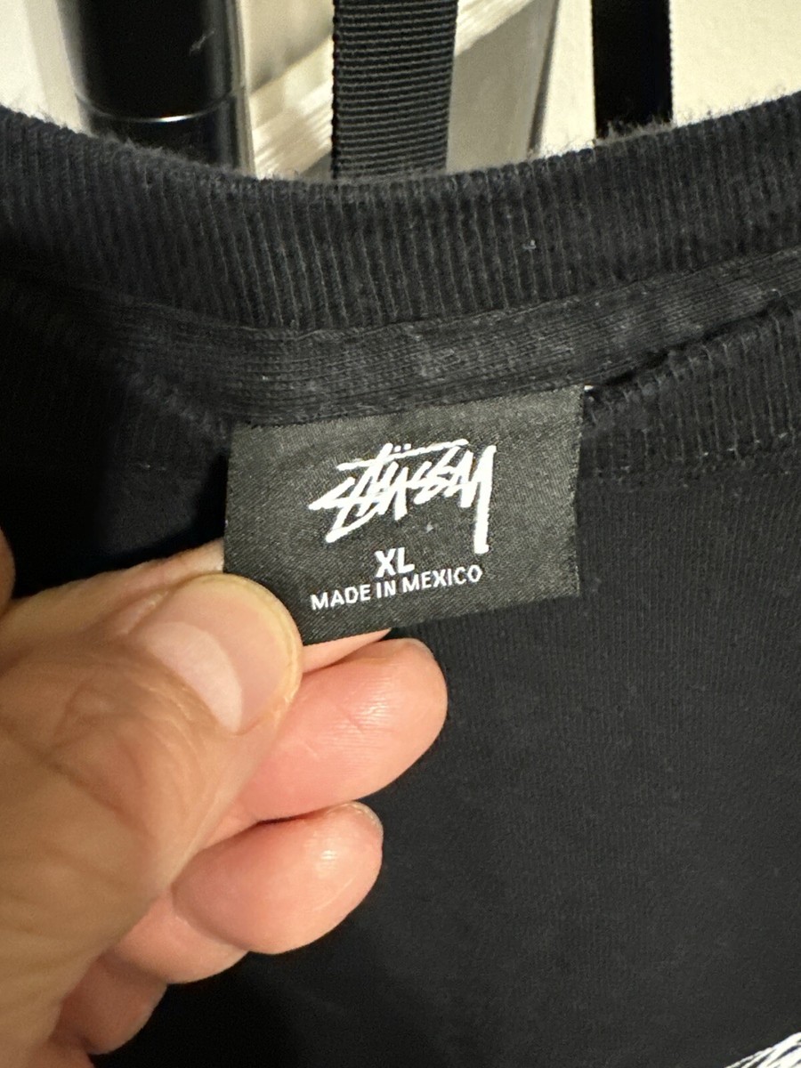 Stussy Long Sleeve Post Modern Roots T-shirt Sz Medium
