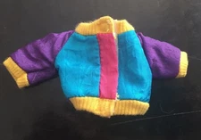 MADELINE 8" Doll Dollhouse Snow Day Play Jacket Color Block Vintage Looking