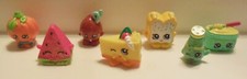 MOOSE PRETEND PLAY TOY SEASON 1 S1 SHOPKINS 7 LOOSE MINIATURE CHARACTER FOOD LOT