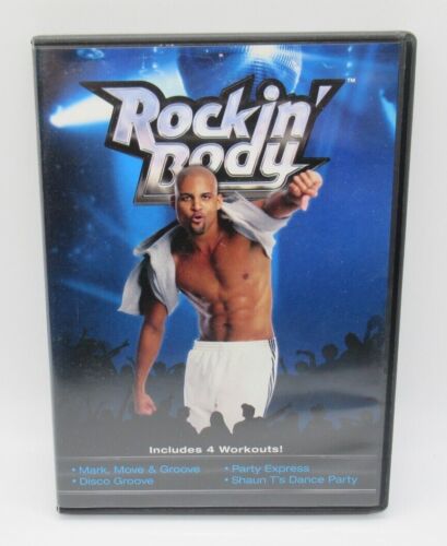 SHAUN T: ROCKIN BODY - 4 WORKOUT DVD, DISCO GROOVE, PARTY EXPRESS +, FILMED LIVE - 第 1/2 張圖片