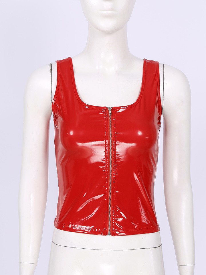 Damen Tanz Crop Top Mit Pailletten - Ärmelloses Bauchfrei Top Für Lyrischen Tanz & Auftritte
