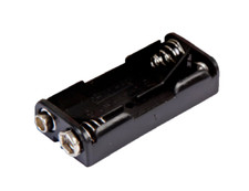 1 Pack 2 x AAA Type Battery Housing Enclosure Holder with Snap-On Terminals