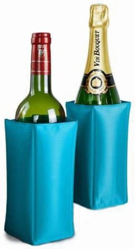 Cappotto Refrigerante Per Vino Custodia Gel Conservazione Spumante Champagne - Foto 6 di 10