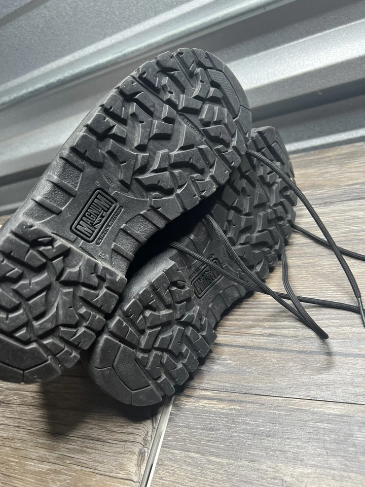 Magnum Stealth 5159W antiderrapante resistente a óleo feminino combate segurança no trabalho tamanho 8.5 - Imagem 4 de 4