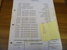 Liebherr LR611 LR621 Crawler Loader Hydraulic System Schematics Diagrams Manual