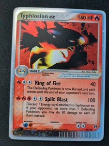 Typhlosion EX 99/100 Ultra Rare Holo Foil EX Sandstorm Pokemon Card- NM