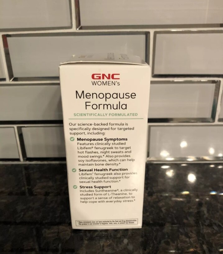 GNC Women’s MENOPAUSE FORMULA 60 Caplets (30 Serv) Libido Booster BEST