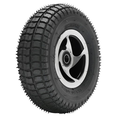 2x Front Wheel 9x3.50-4 Tire Rim 15mm for Mobility Scooter Travel Wheelchair - 第 5/11 張圖片
