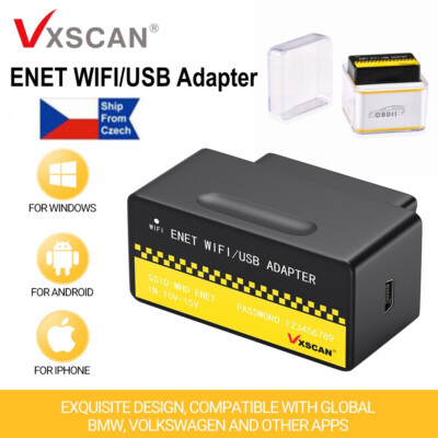 ENET Adapter WIFI/USB DOIP Diagnostic Tool Work With BimmerCode Bootmod3 E-SYS