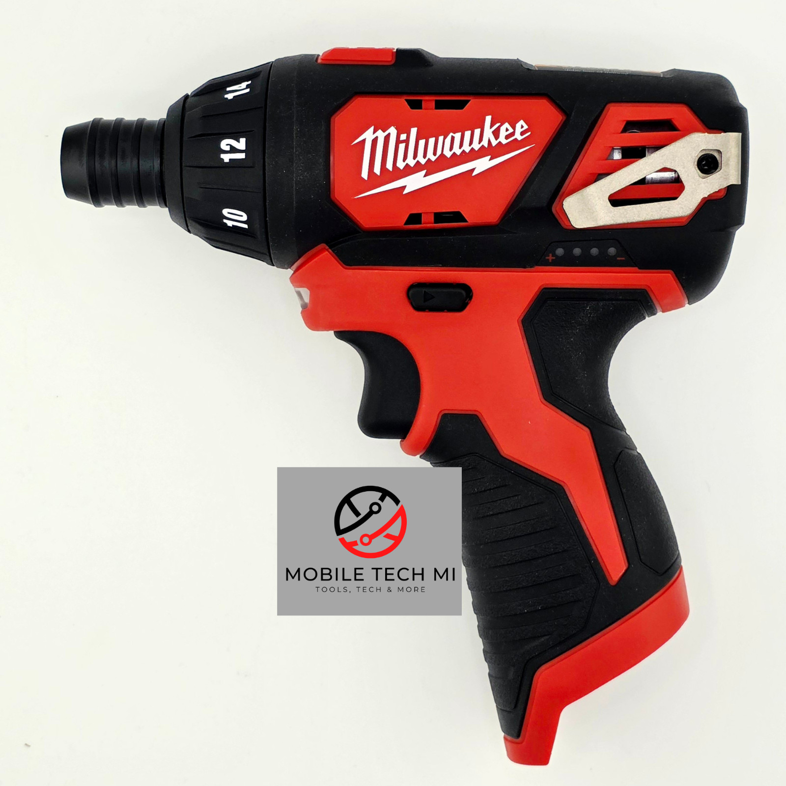 Milwaukee M12 2401-20 Cordless 1/4" Hex Screwdriver Driver (