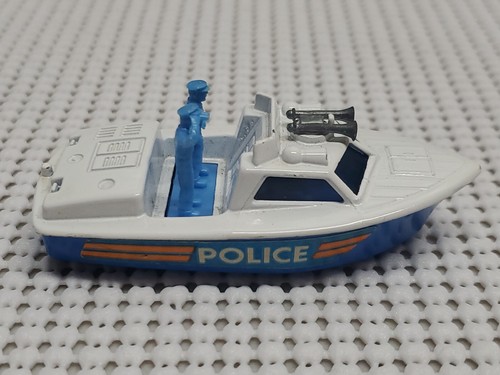 Matchbox Superfast No. 52 Police Launch - Afbeelding 1 van 5