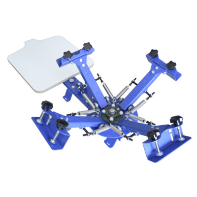 #ad Updated Desktop 4 Color 1 Station Silk Screen Printing Press Machine DIY Supply $216.69