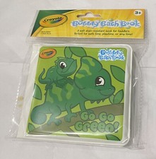 Crayola Bubbly Bath Book Go Go Green Ages 3  Up Fun in the Tub