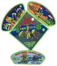Blue Ridge Council SC 2013 National Jamboree Set of 4 JSP (TS577)