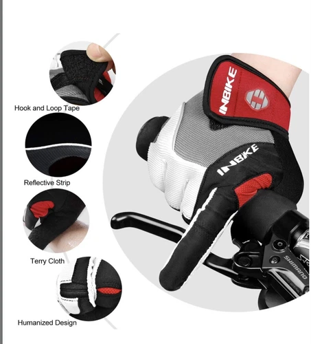 INBIKE Mountain Bike Gloves Cycling for Men MTB Touchscreen Accessories Road M - Picture 1 of 5