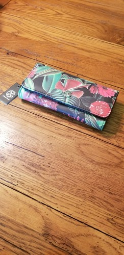 NWT CXL By Christian Lacroix Marcelle Floral Flap Wallet Clutch Expandable - Picture 9 of 12