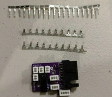 Voron Afterburner Toolhead PCB  - ERCF With Connectors (purple PCB blue LED)