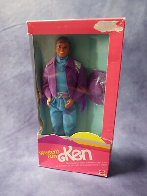   BARBIE   Western Ken / Suncharm Ken   NRFB in OVP   1989 #9934 Kanada Version