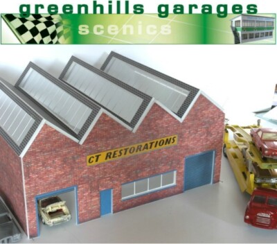 Greenhills Building Corgi Car Workshop CT Restorations Kit Maßstab 1:43 - Marke...
