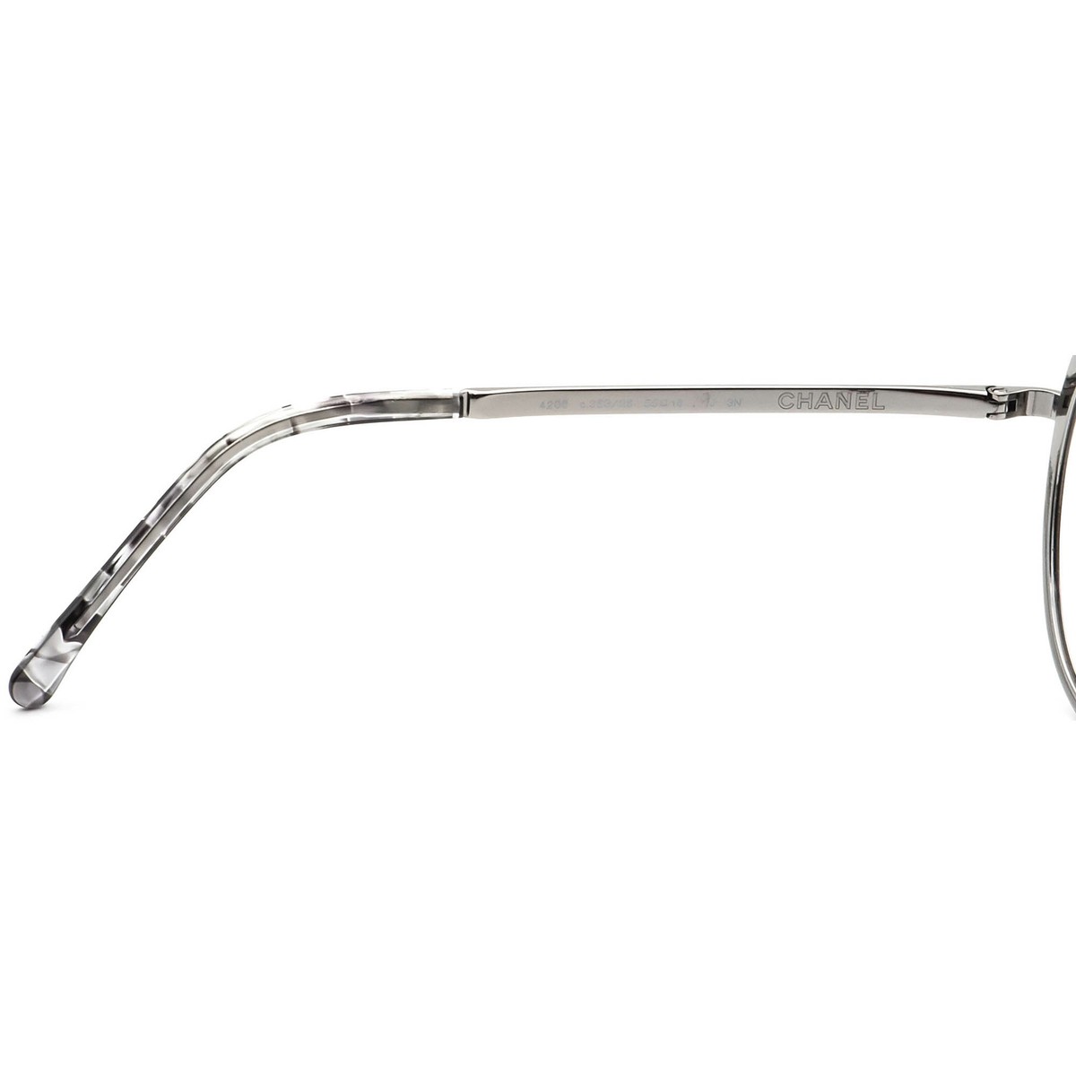 Chanel Sunglasses Frame Only 4206 c.353/26 Black/Silver
