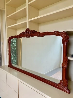 Large Mahogany Bevelled Mirror Mirrors Gumtree Australia
