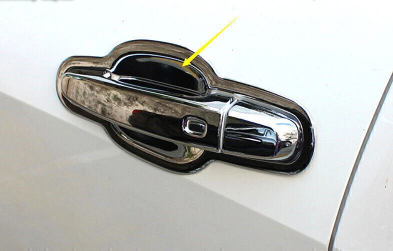 For Chevrolet Malibu 16-2024 ABS Chrome Exterior Side Door Bowl Cover Trim 8PCS Foto 3 de 4