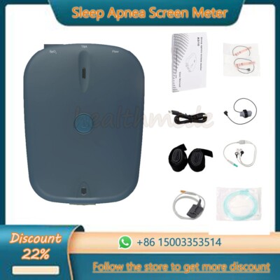 Sleep Apnea Screen Meter: OSAHS Tester w/SpO2, Pulse, Position & PC Software