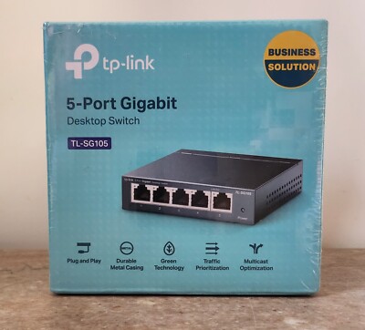  TP-Link TL-SG105 5-Port Gigabit Desktop Switch