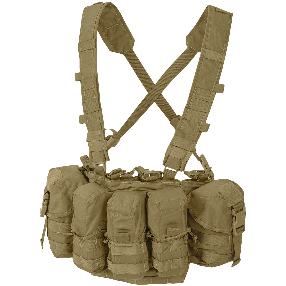 Helikon Guardian Gilet Tattico Chest Rig Polizia MOLLE PALS Caccia Tiro Coyote