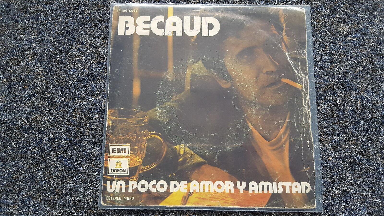 7"" Single Vinyl Gilbert Becaud - Un poco de amor y amistad SUNG IN SPANISH