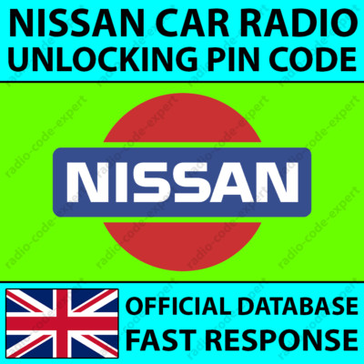 NISSAN RADIO PIN CODE FÜR ALLE MODELLE JUKE MICRA NAVARA NOTE QASHQAI X-TRAIL