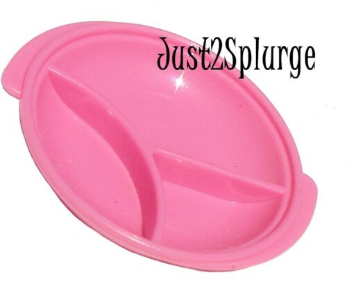 Tupperware Calamita Frigorifero Mini Riscaldabili Piatto Diviso Rosa MINIATURA - Foto 2 di 3