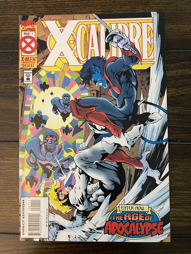 X-Calibre Age of Apocalypse #1 2 3 4 Mini Series Comic Book Set 1-4 Excalibur - Picture 3 of 6