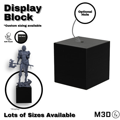 Vitrinenblock, Miniatur Maßstab Figurenmodell, Büste, Diorama, Sockel, 40k, Warhammer