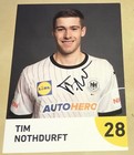 Tim Nothdurft Original signierte Autogrammkarte DHB Deutschland Handball #16