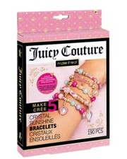 JUICY COUTURE Make It Real 5 CRYSTAL SUNSHINE BRACELETS KIT Signature Charms DIY
