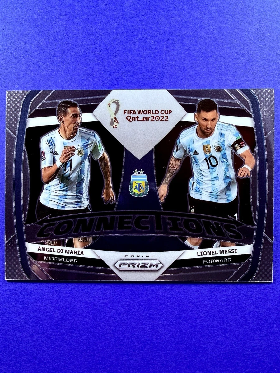 2022 Panini Prizm World Cup Qatar - Angel Di Maria Lionel Messi #1