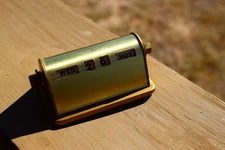Vintage Brass Perpetual calendar