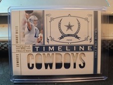 2010 NATIONAL TREASURES DANNY WHITE TIMELINE TEAM NAME 2 COLOR PATCH 6/24  NT2