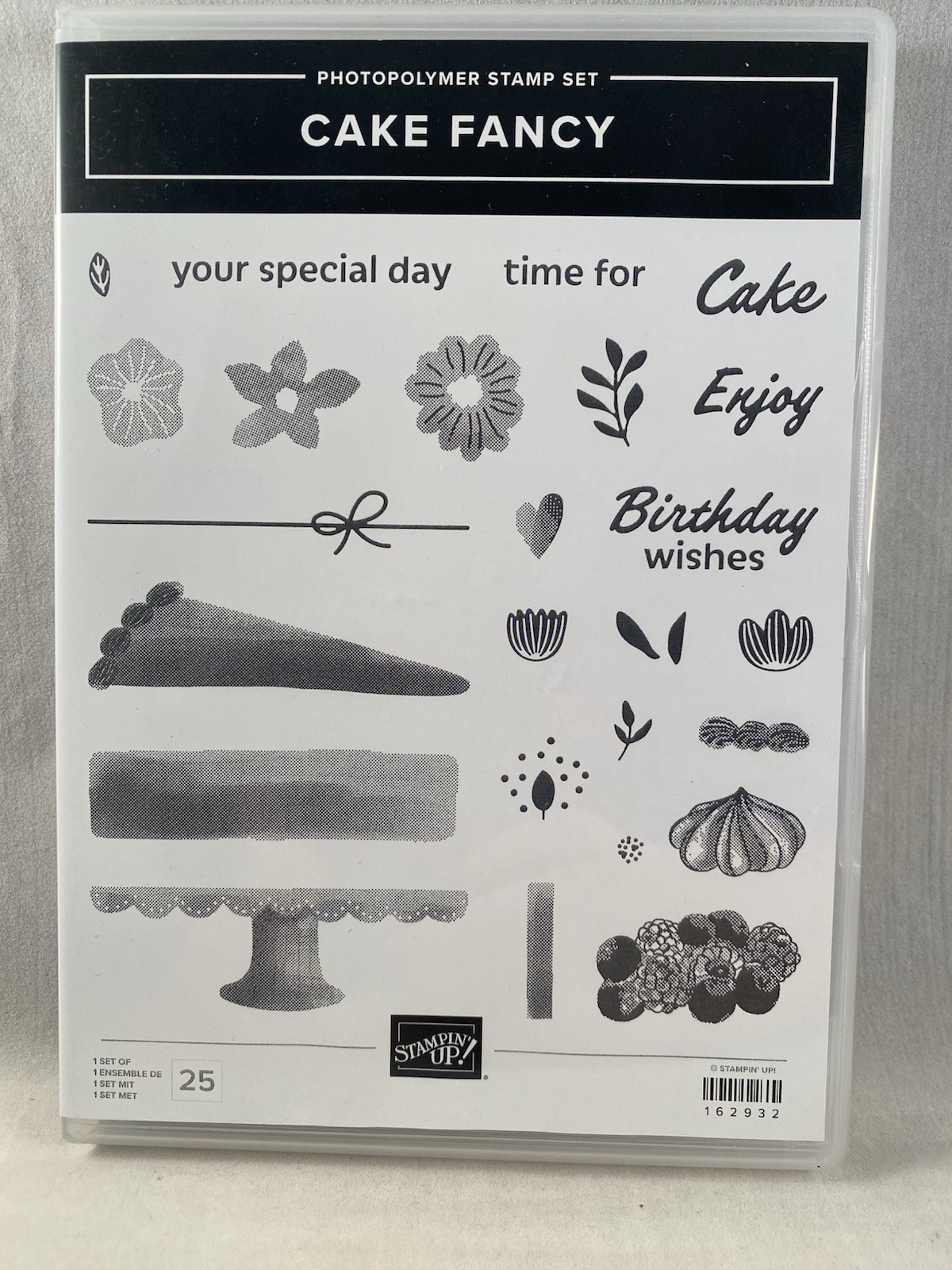 CAKE FANCY Stamp Set Stampin Up Distinktive Birthday Special Day 2508