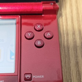 Nintendo 3DS Console Flame Red  CTR-001 Tested Authentic + Charger + Game 🎮