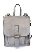Zaino Borsa in pelle Vintage Il Borsaro Grigio  art. V09 Made in Italy